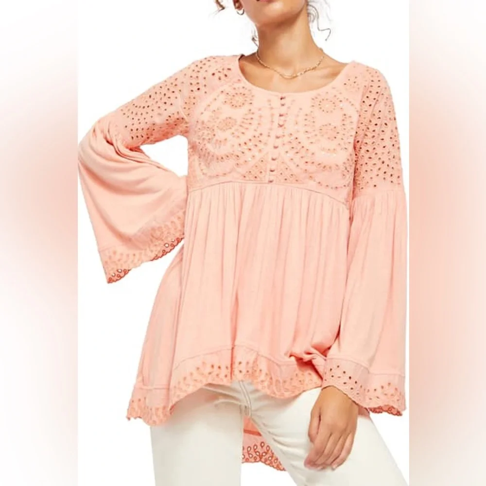 Free People Sea of Love in Sun Blush